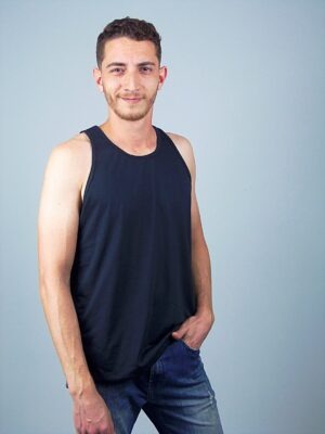Camiseta Regata Masculino Preta Lisa Tee (6)