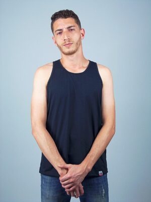 Camiseta Regata Masculino Preta Lisa Tee (7)