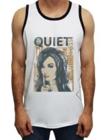 Camiseta Regata Masculino Slim Ringer Tee Quiet - No Sense
