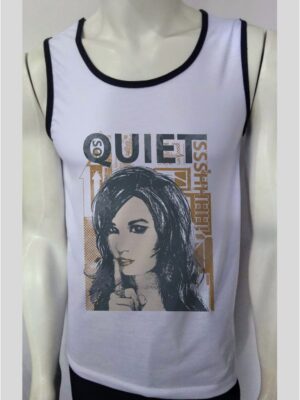 Camiseta Regata Masculino Slim Ringer Tee Quiet - No Sense (3)