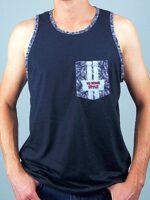 Camiseta Regata Preta Com Bolso Estampado Agro T-Shirt Tee - No Sense
