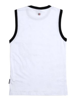 Camiseta Regata Ringer Tee Fear This Branco E Preto - No Sense (3)
