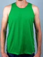 Camiseta Regata Verde Bandeira Lisa Sem Estampa T-Shirt Tee - No Sense