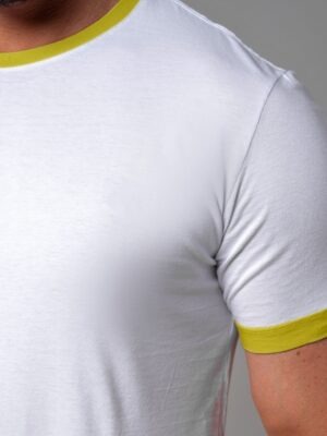 Camiseta branca logo laranja - 4