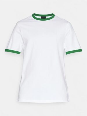 Camiseta Ringer Tee Branco c Verde Modelo Tradicional (7)