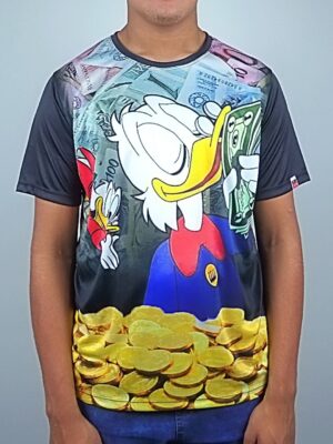 Camiseta Tio Patinhas Magnata de Quebrada Milionário - TOTAL - NO SENSE
