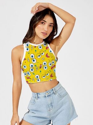 Cropped Regata Bob Esponja Crop Top Dry (2)