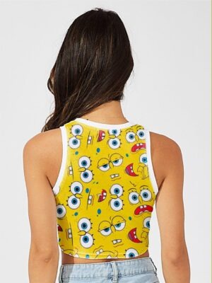 Cropped Regata Bob Esponja Crop Top Dry (3)