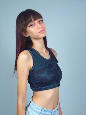 Cropped Regata Canelado Caveiras_ (1)