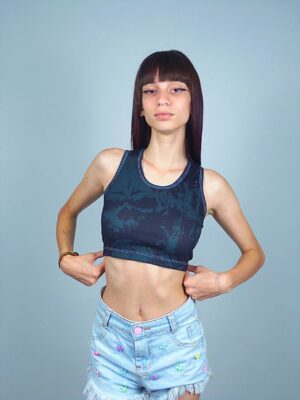 Cropped Regata Canelado Caveiras_ (2)
