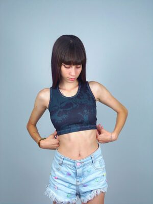 Cropped Regata Canelado Caveiras_ (4)
