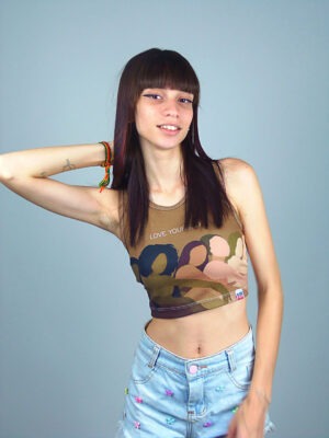 Cropped Regata Canelado Love Yourself_ (3)