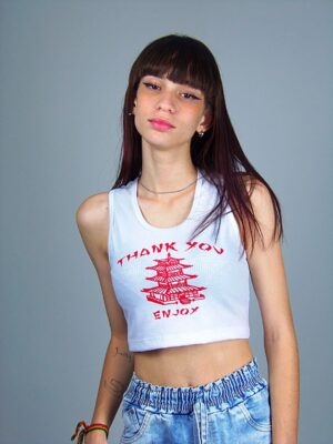 Cropped Regata Canelado Thank You Anjoy_ (3)