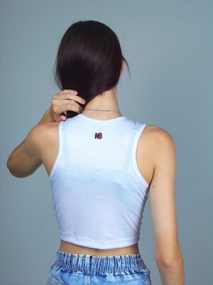 Cropped Regata Duff Beer Regatinha Crop Top Branco_ (2)