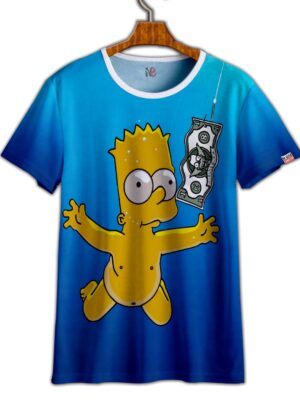NS_Camiseta Bart Simpson Rolling Stone Dry Fit Slim - TOTAL - NO SENSE - (2)