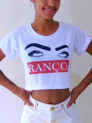 Camiseta Cropped Ranço Crop Top Blusinha Tank Soltinha - No Sense