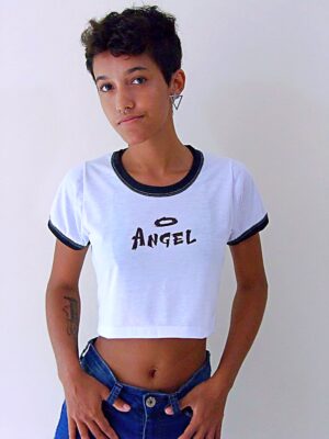 NS__Blusa Cropped Ringer Tee Angel, Anjo, Anjinho, Little Angel - No Sense (16)