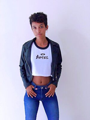 NS__Blusa Cropped Ringer Tee Angel, Anjo, Anjinho, Little Angel - No Sense (6)